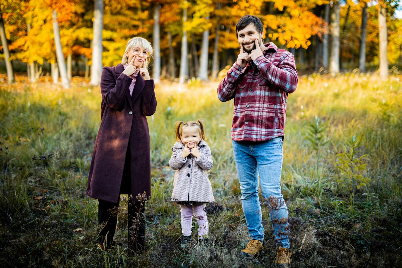 Rodinná fotografie z focení Machovcových