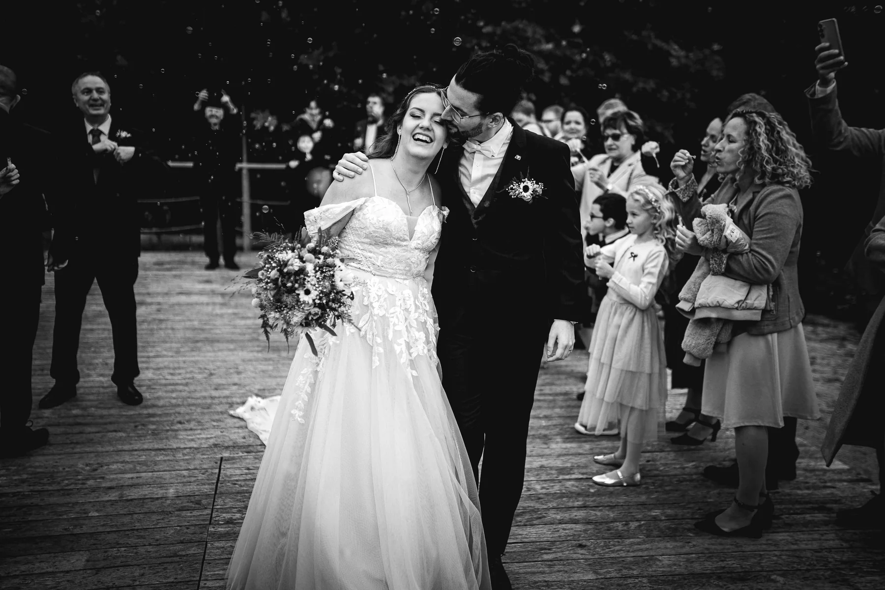 Přirozená svatební fotografie na Vysočině